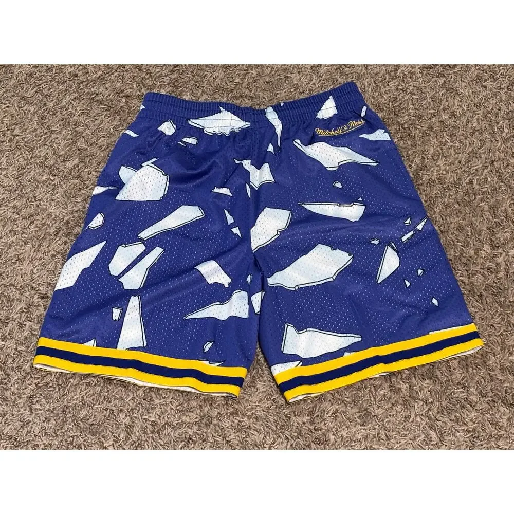 Denver Nuggets Mitchell & Ness HWC Shorts Youth Kids Medium 10/12 M New NWOT